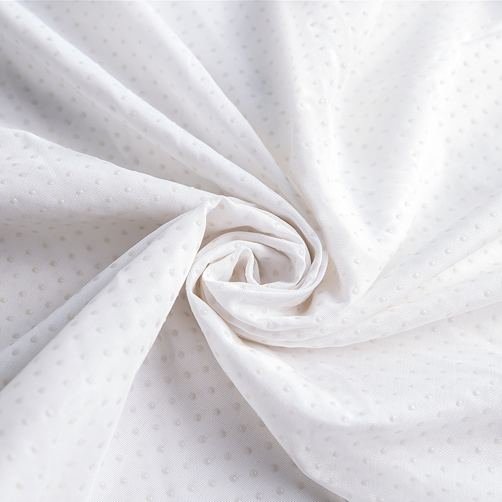 Přímý tovární prodej 100% polyesterové mikrovlákno protiskluzové barvené kapkové plastové domácí textilie